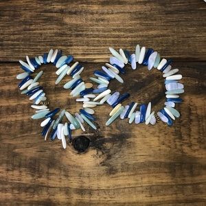 Betsy Pittard Designs Blue Spike stack Bracelets